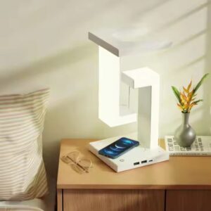 Anti Gravity Reading Desk LED Light Magnetic Levitation Table Lamp for Bedroom Study Office Decor
