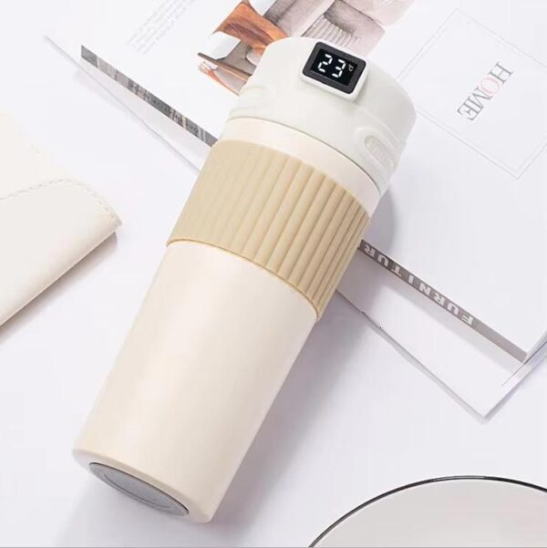 New Stainless Steel Intelligent Temperature Display Vacuum Cup Portable Insulation Water Bottle Led Smart Car Tumbler - Image 2