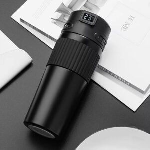 New Stainless Steel Intelligent Temperature Display Vacuum Cup Portable Insulation Water Bottle Led Smart Car Tumbler