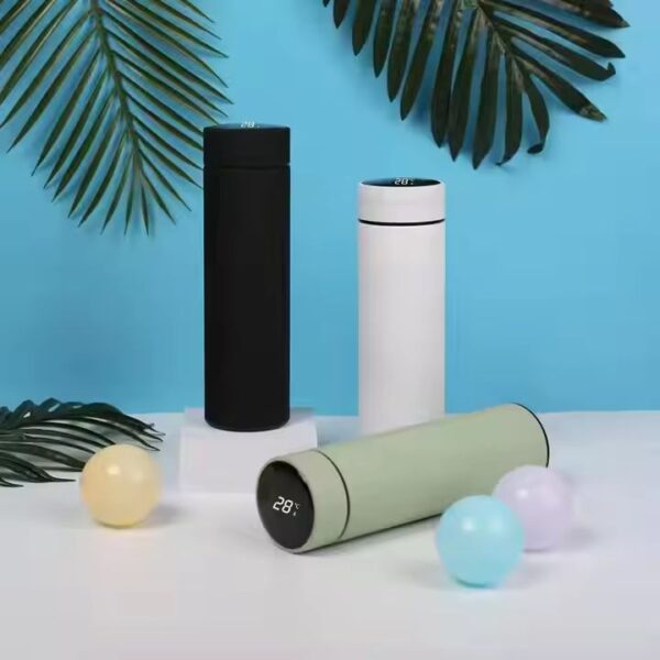 Stainless Steel Thermo Digital Tumbler Mugs Insulated Temperature Flask Smart Led Thermo Water Bottle With Temperature Display - Image 2