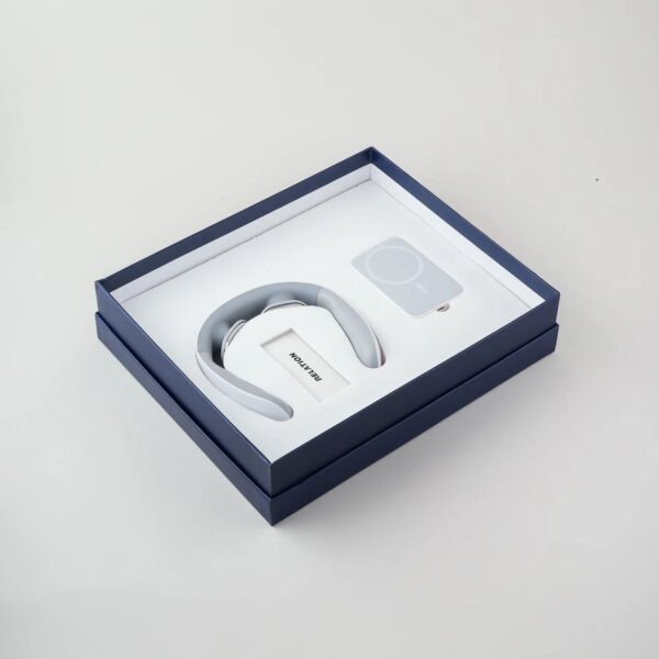 Corporate Gift Set 2 in 1 Trending  Customised Gift Set Corporate Giveaway Neck Massager Power Bank - Image 2