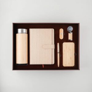 Corporate Gift Set 6 in 1 Wooden Bamboo Gift Set